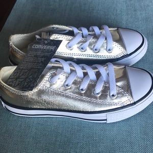 New Metallic Girls Converse